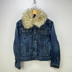 Vintage Y2K Lauren Ralph Lauren Denim Jacket Women's Large